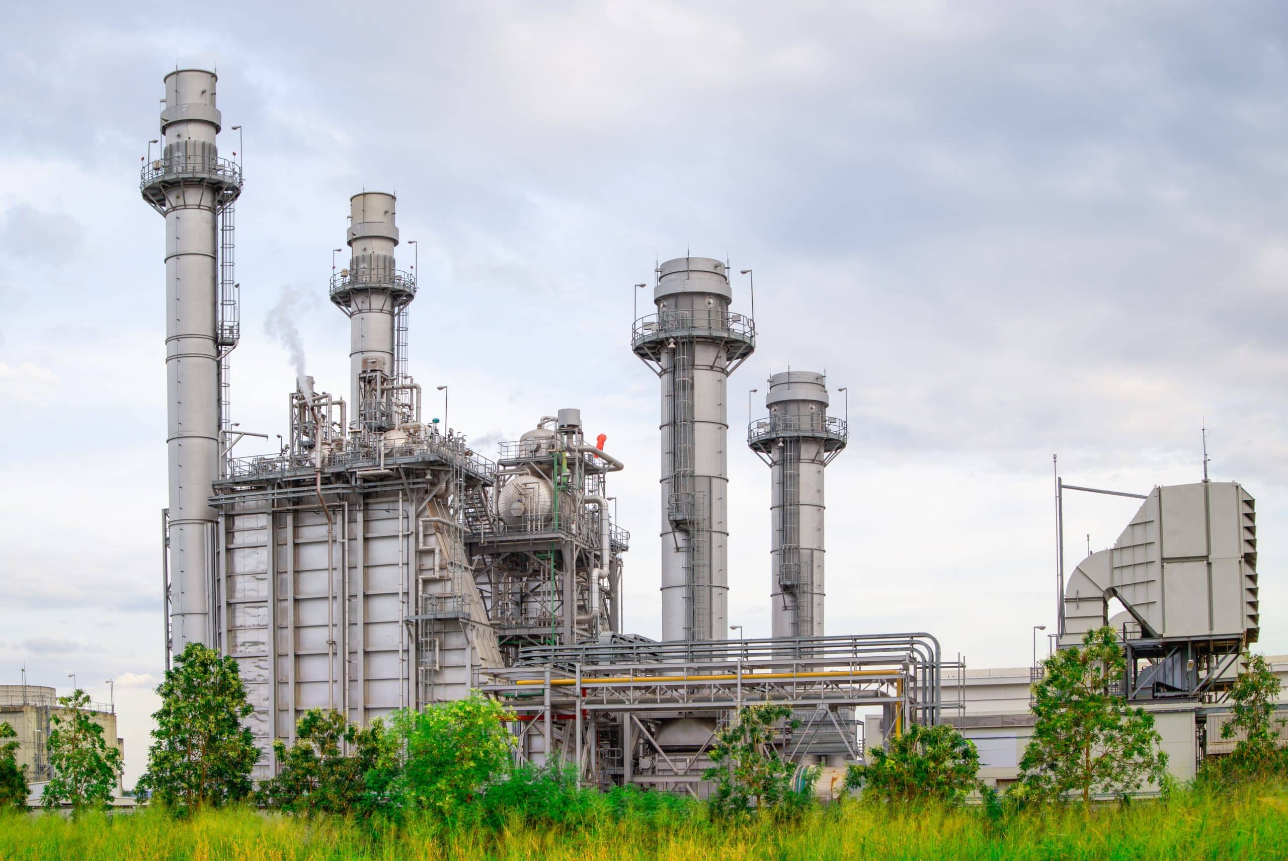An illustrative photo of a natural gas power plant.